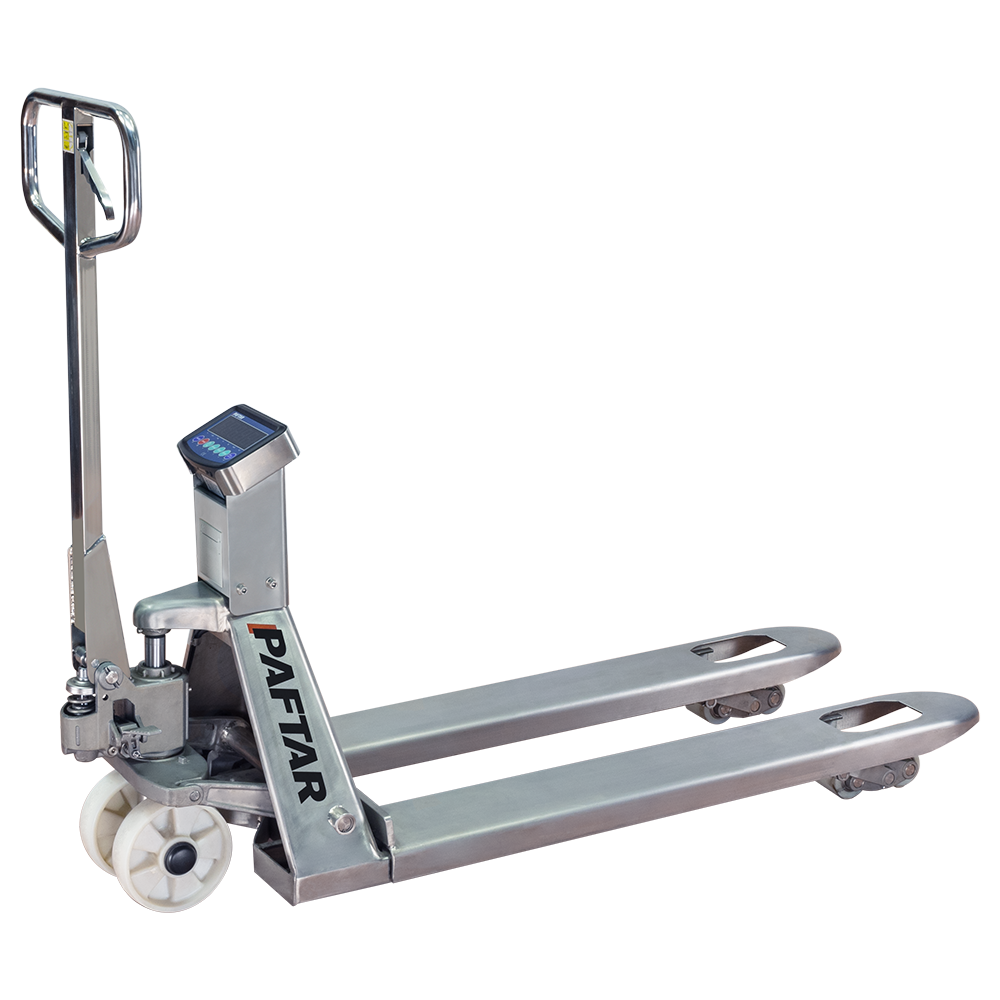 Paslanmaz Terazili Yazıcılı Transpalet 2.5 Ton